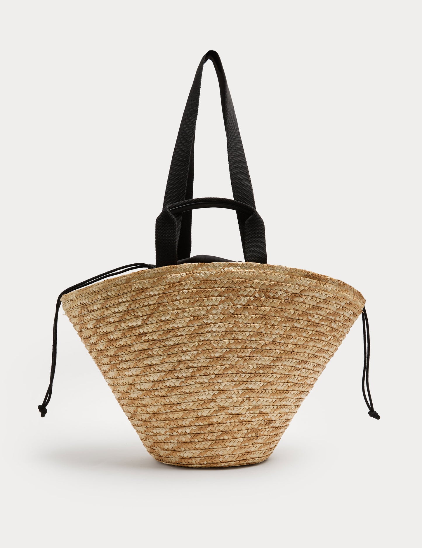 Hasır Büzgülü Bucket Çanta