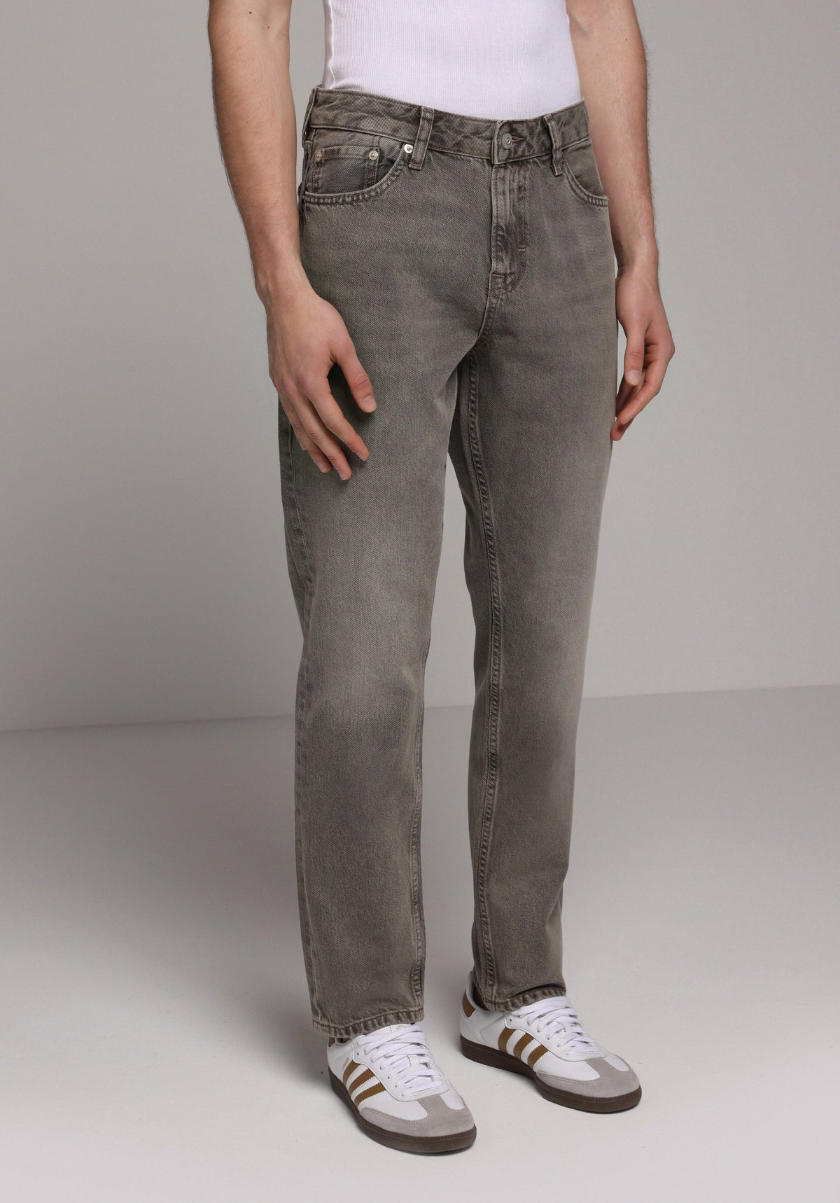 Regular Fit Erkek Over Dyed Denim Jean Pantolon