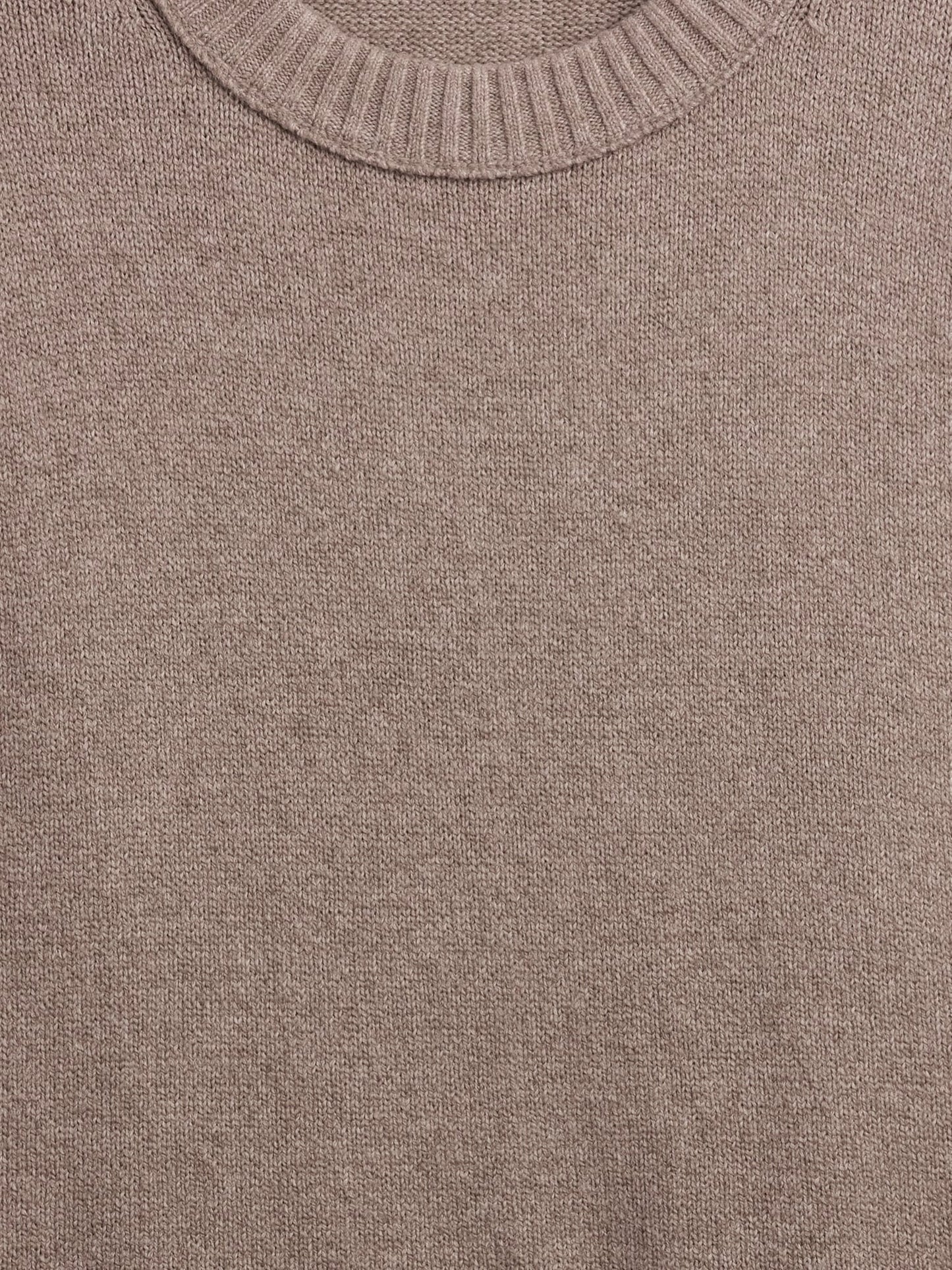 Açık Pembe Cashsoft Relaxed Crewneck Kazak