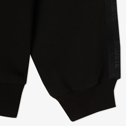 Lacoste Erkek Relaxed Fit Bisiklet Yaka Siyah Sweatshirt