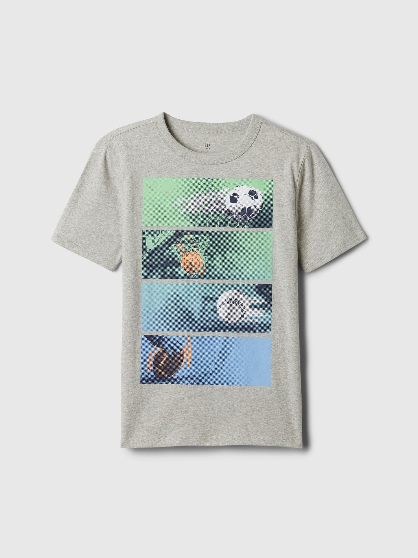 Gri Grafikli T-shirt