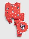 Kırmızı Disney Minnie Mouse 100% Organik Pamuk Pijama Seti