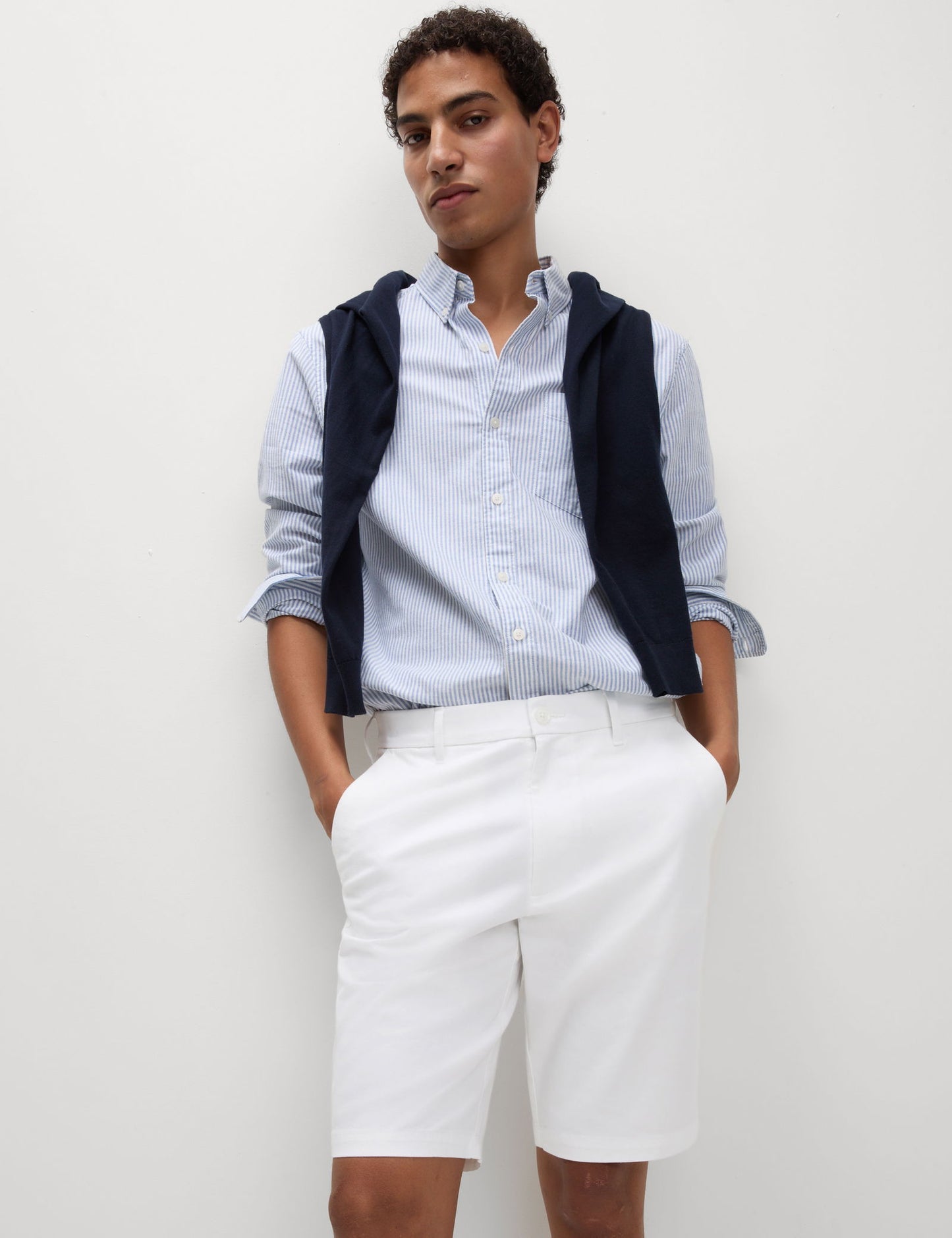 Regular Fit Streç Chino Şort