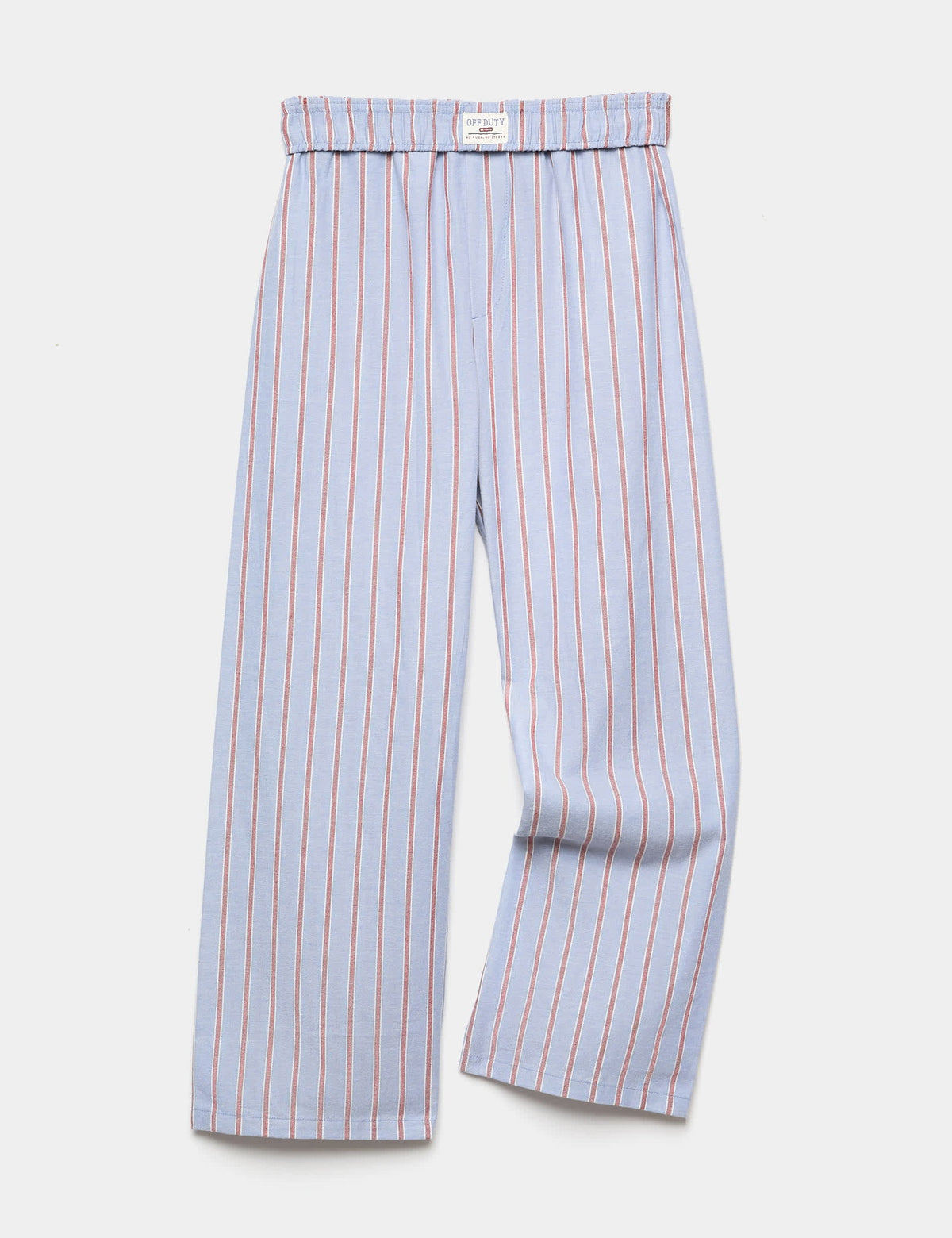 Saf Pamuklu Çizgili Dokuma Çocuk Pijama Altı