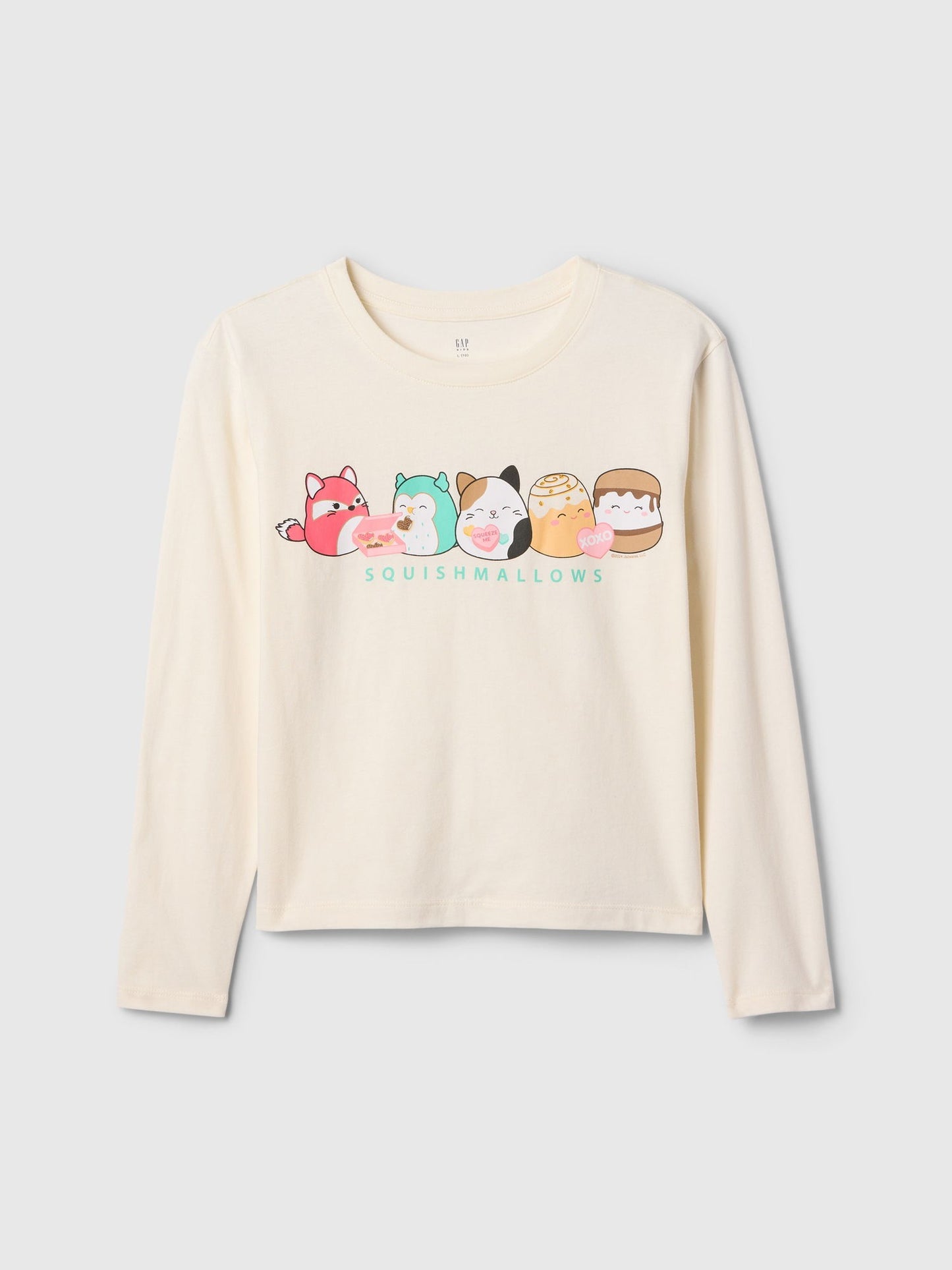 Bej Grafik Uzun Kollu T-shirt