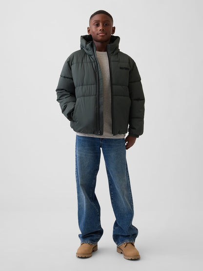 Pembe Midweight Hooded Puffer Şişme Mont