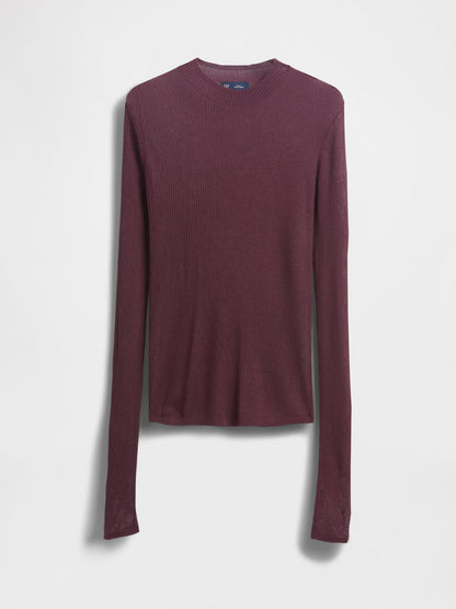 Bordo High-neck Sheer Kazak