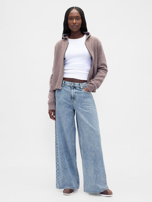 Mavi Mid Rise Ultrasoft Baggy Jean Pantolon
