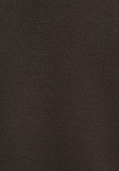 Regular Fit Polo Yaka Jakarlı Erkek Kahverengi Kazak