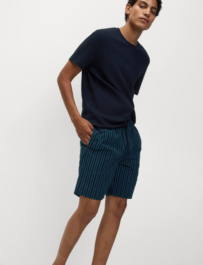 Pamuklu Kısa Kollu Pijama Takımı
