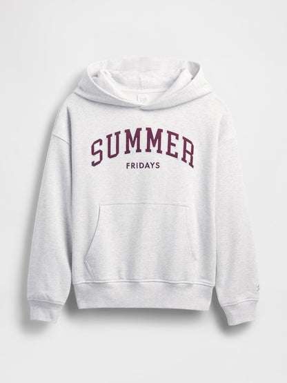 Gri Gap × Summer Fridays Heavyweight Oversized Logo Sweatshirt