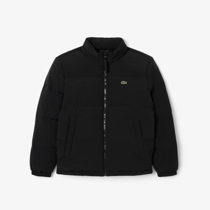 Lacoste Erkek Relaxed Fit Kapüşonlu Siyah Mont