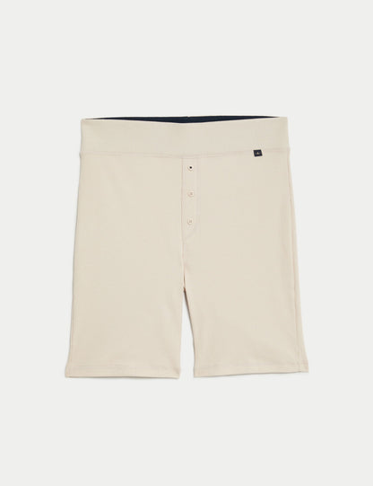 Regular Fit Fitilli Biker Şort