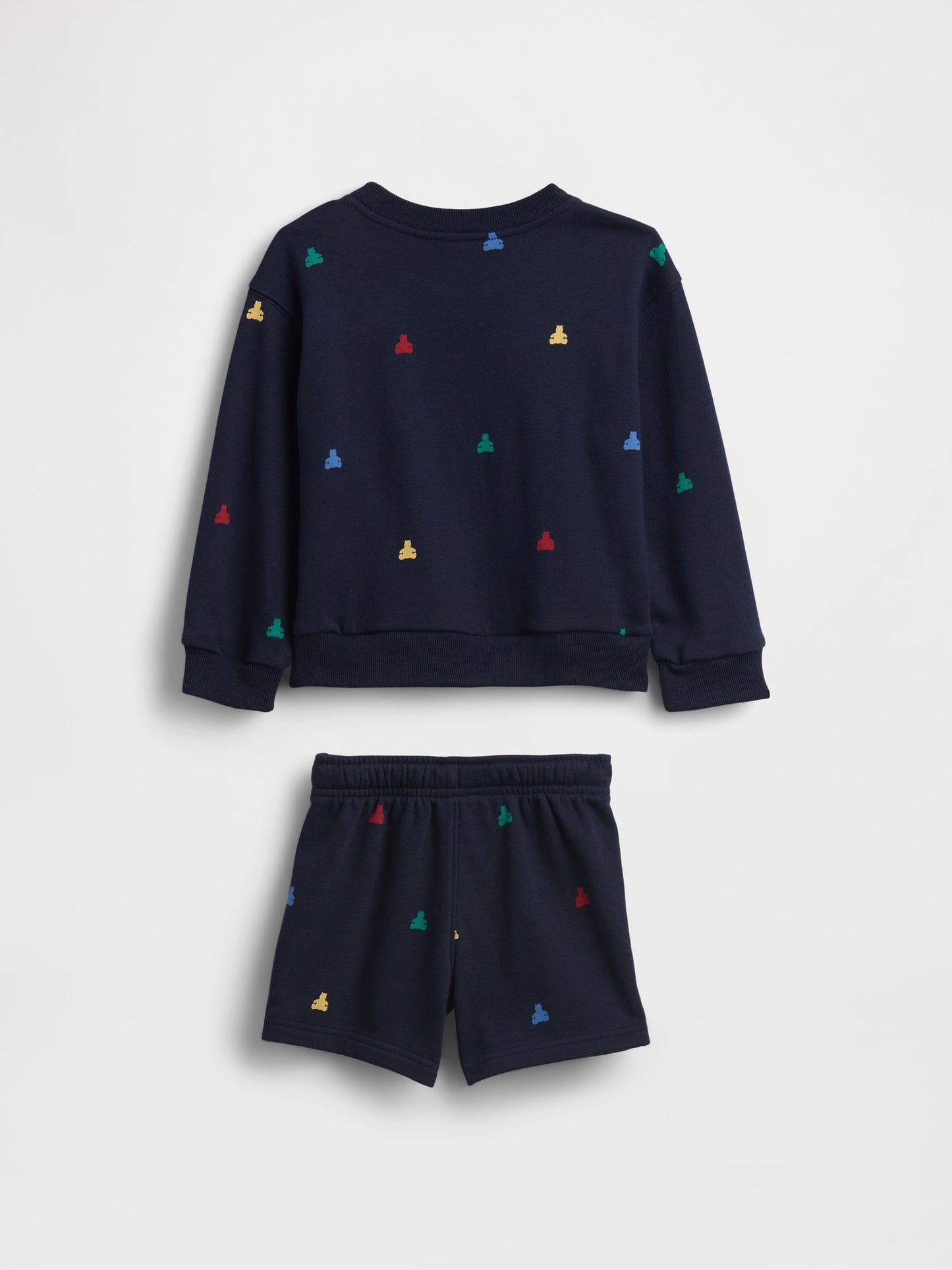 Lacivert Vintagesoft Fransız Havlu Kumaş Sweat Seti