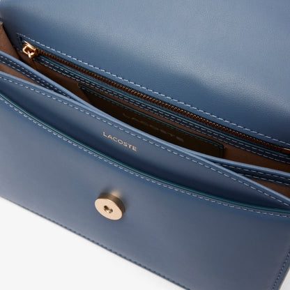 Lacoste Tennis Bliss Kadın Deri Gri Omuz Çantası