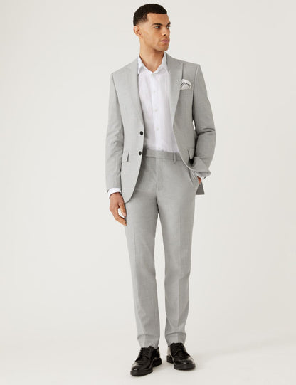 Slim Fit Ekose Desenli Ceket