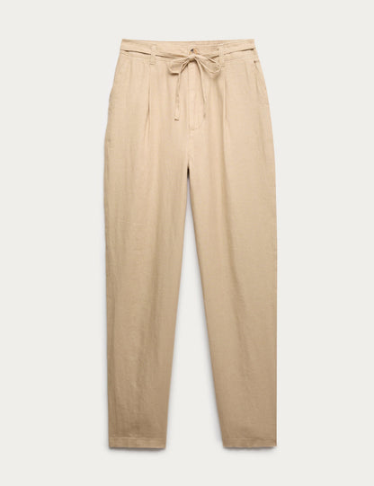 Saf Keten Pantolon