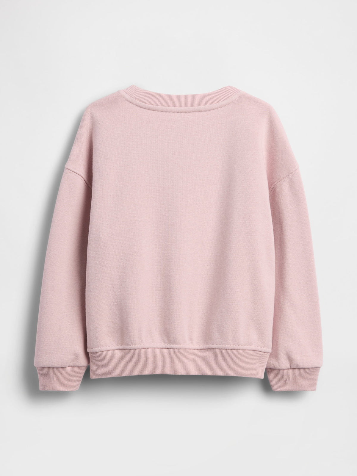 Açık Pembe Vintagesoft Havlu Işlemeli Logo Sweatshirt