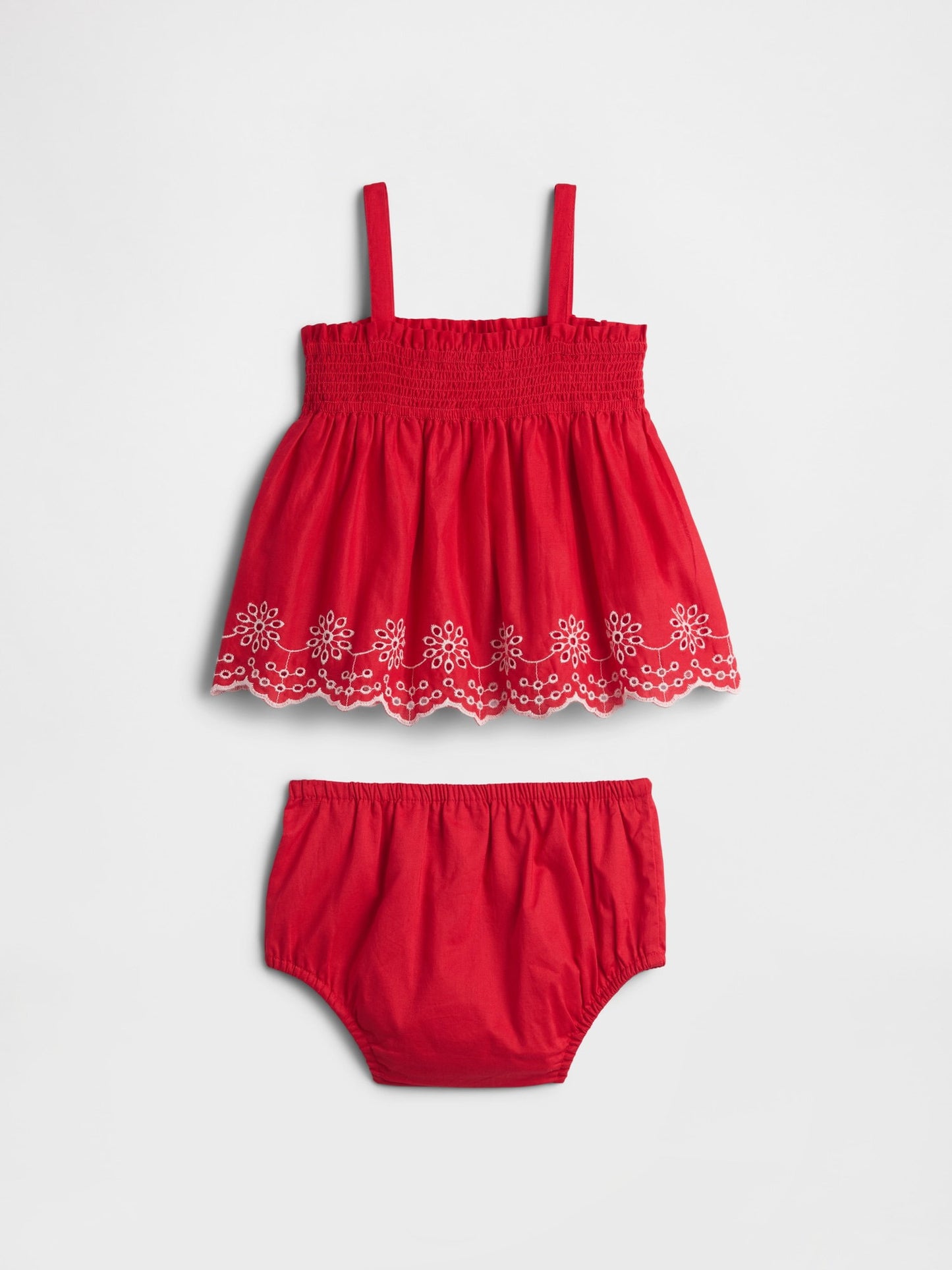 Kırmızı Dantel Two-piece Outfit Set
