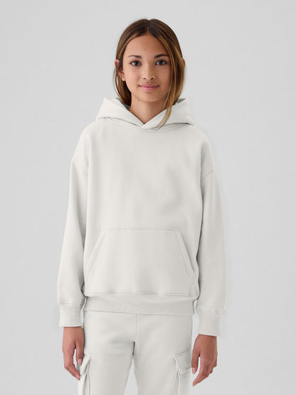 Kırık Beyaz Vintage Soft Relaxed Sweatshirt