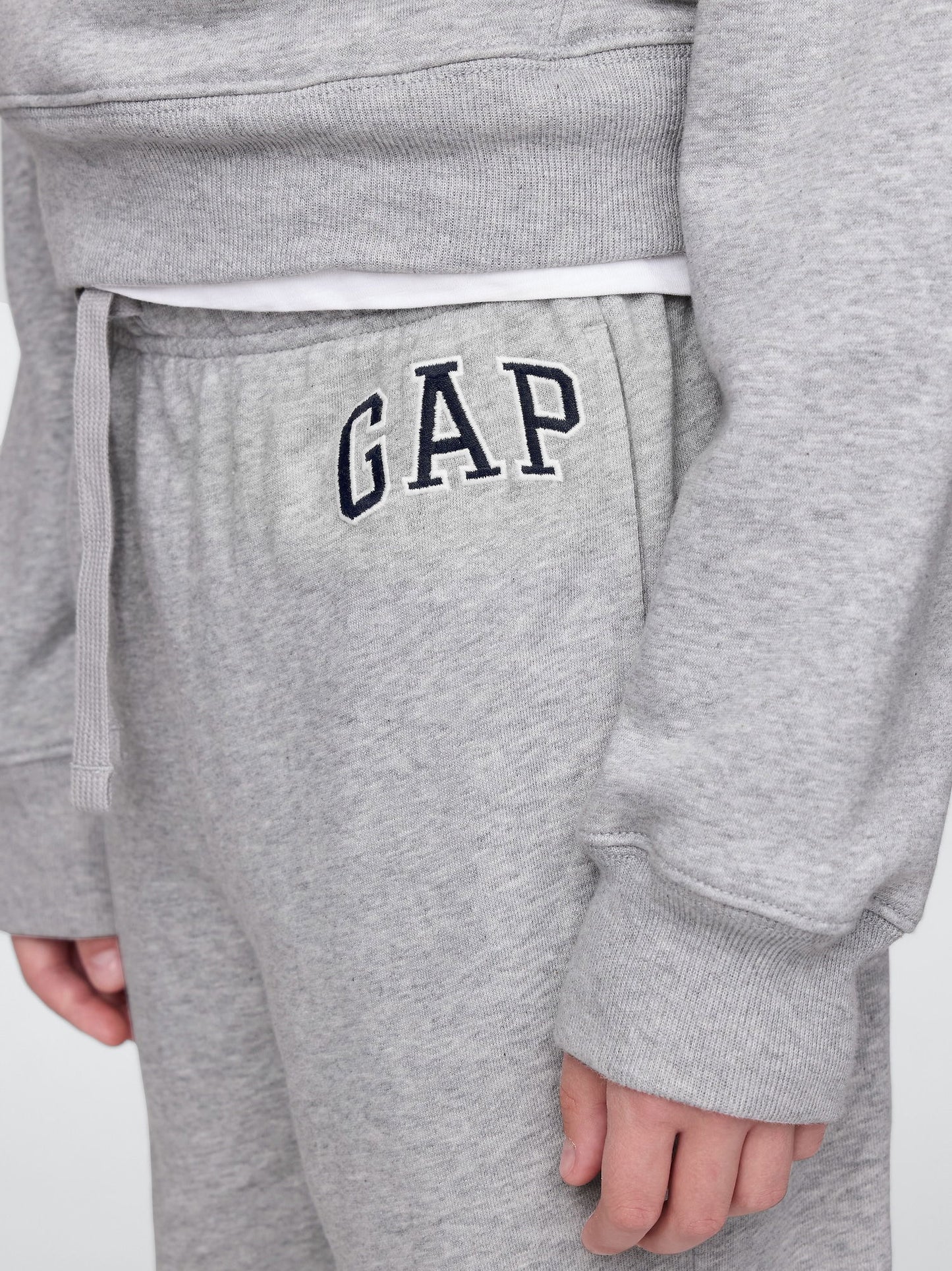 Gri Relaxed Gap Logo Eşofman Altı