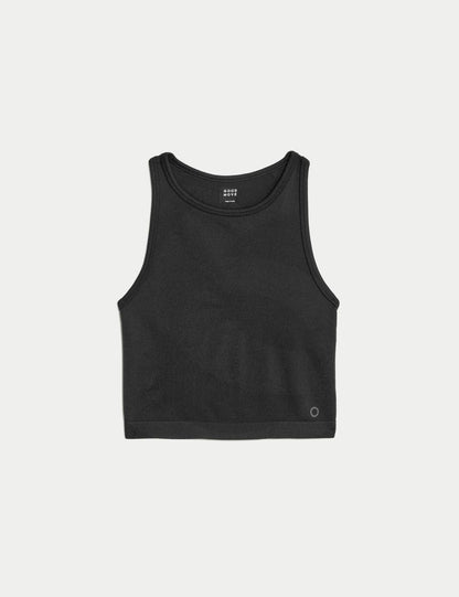 Fitted Fit Dikişsiz Crop Top