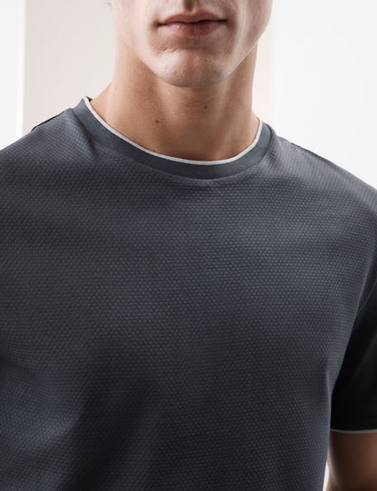 Saf Pamuklu Kısa Kollu T-shirt