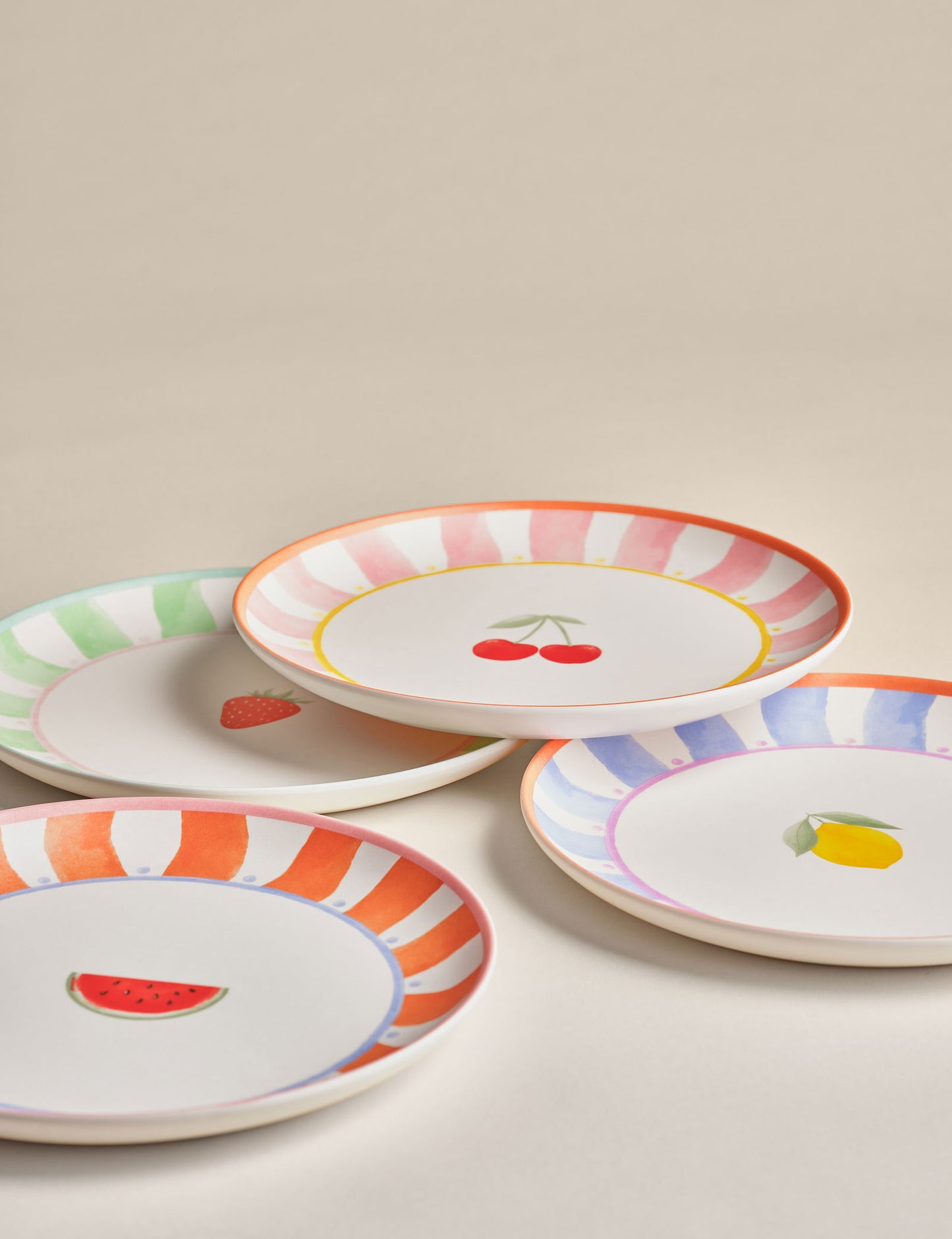 4’lü Summer Brights Icon Servis Tabağı Seti