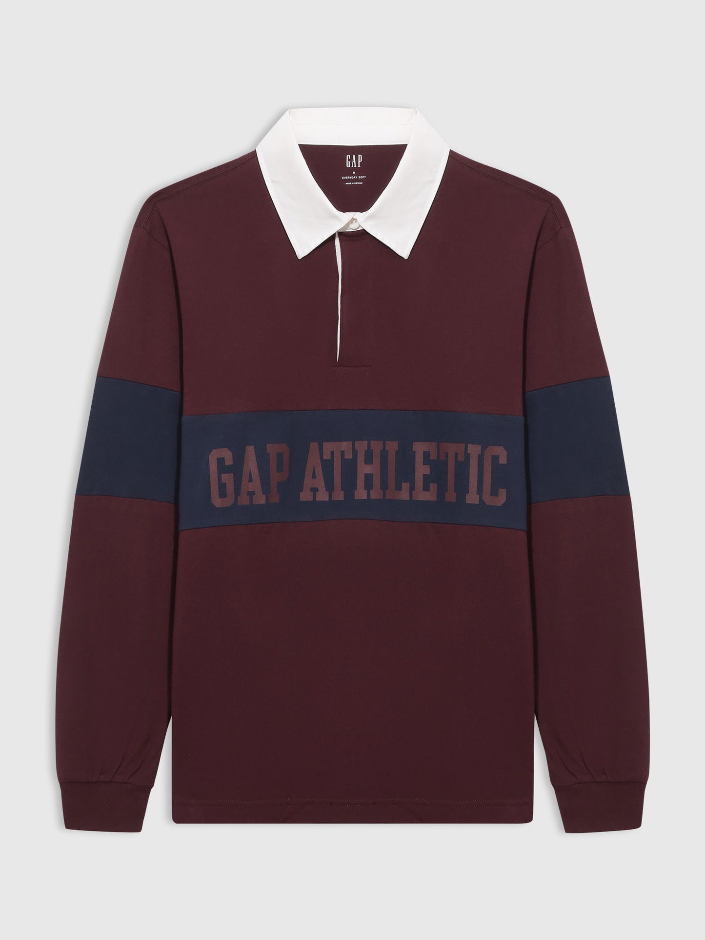 Bordo Gap Logo Polo Yaka Colorblock T-shirt