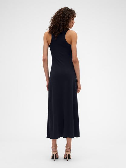 Lacivert Gap × Victoria Beckham Jersey Maxi Elbise