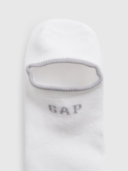 Beyaz Gap Logo Ankle Çorap Seti (2'li)