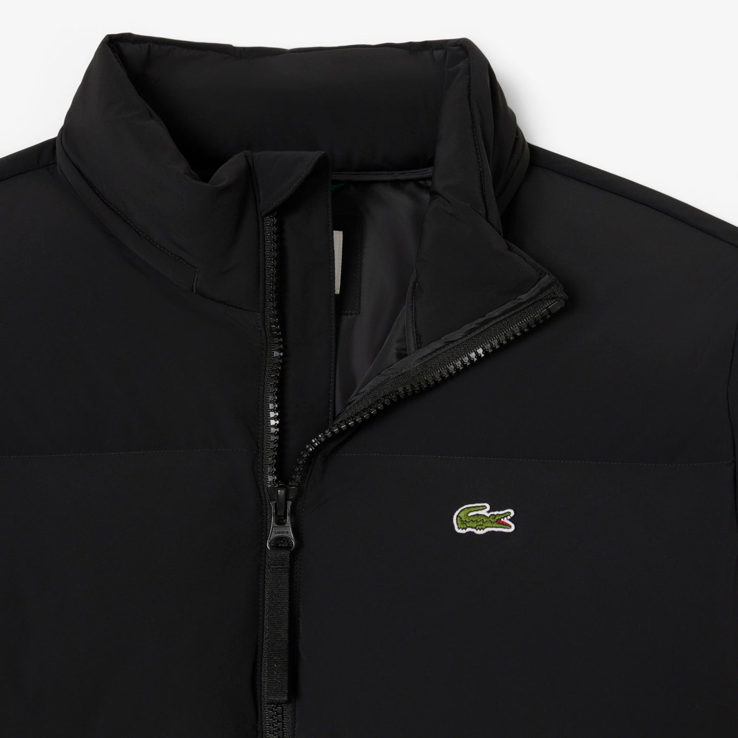 Lacoste Erkek Relaxed Fit Kapüşonlu Siyah Mont