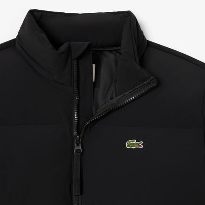 Lacoste Erkek Relaxed Fit Kapüşonlu Siyah Mont