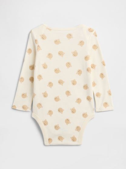 Krem Brannan Bear Detaylı Bodysuit