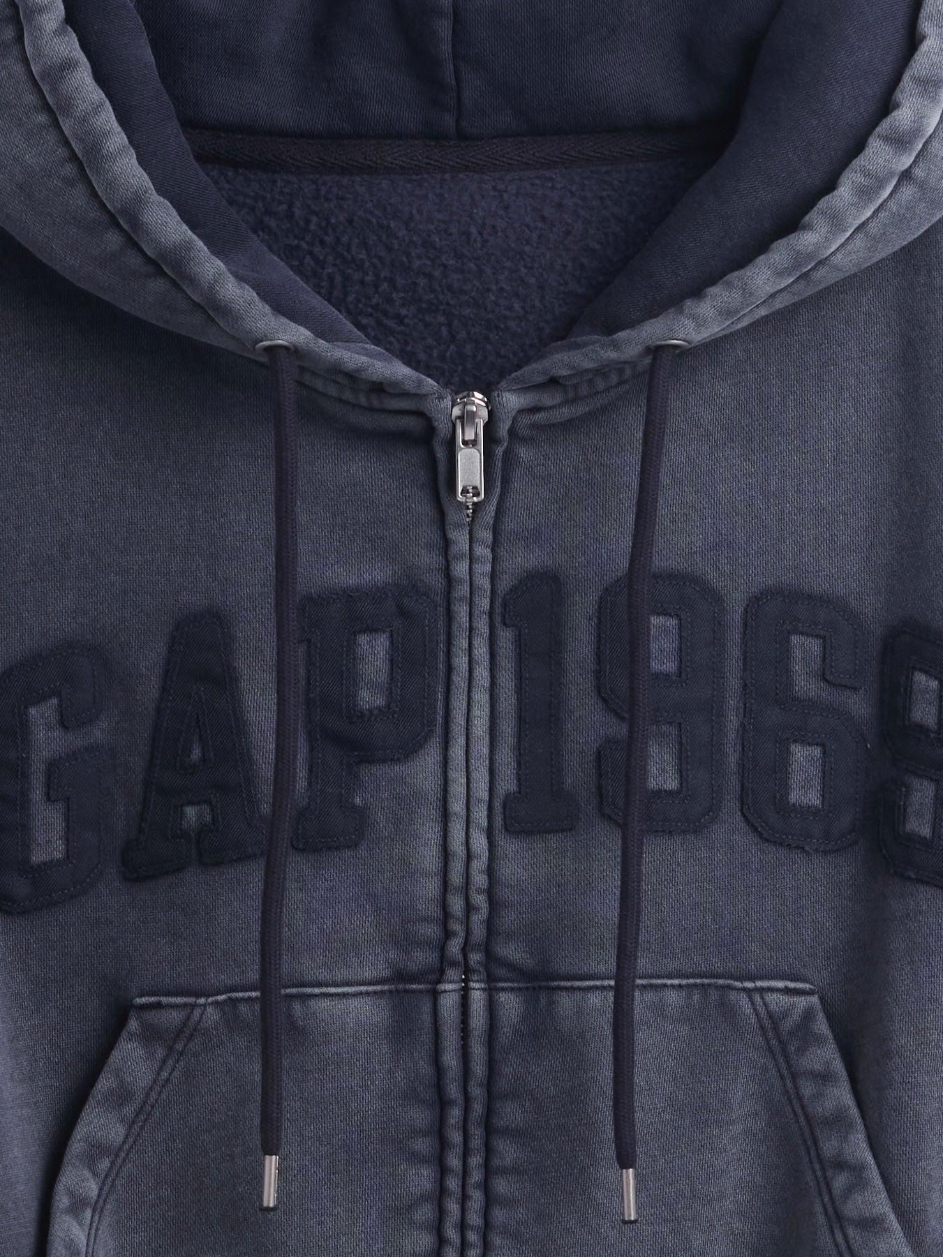 Lacivert Vintagesoft 1969 Logo Fermuarlı Sweatshirt