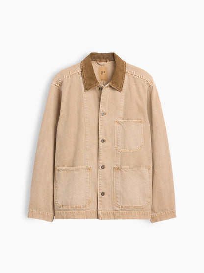 Bej Denim Barn Ceket