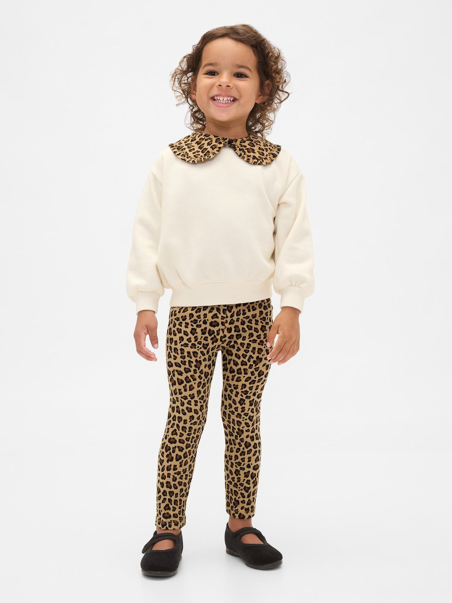 Kahverengi Vintagesoft Sweatshirt & Tayt Set
