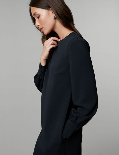 Regular Fit Uzun Kollu Mini Elbise
