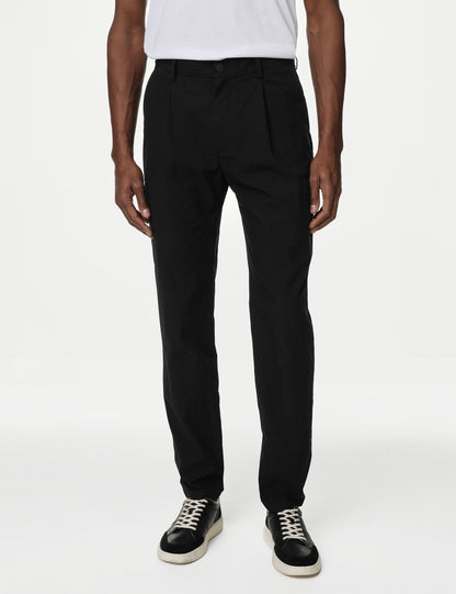 Saf Pamuklu Tapered Fit Kargo Pantolon