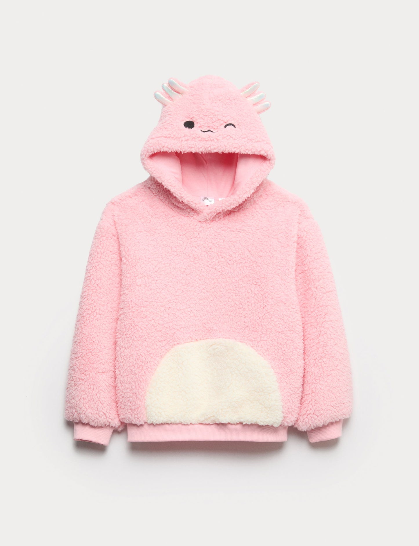 Squishmallows Kedili Borg Kapüşonlu Sweatshirt