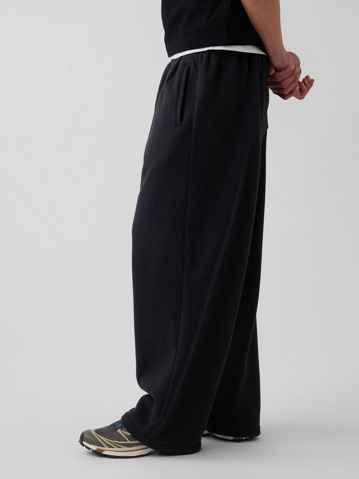 Siyah Vintagesoft Baggy Eşofman Altı