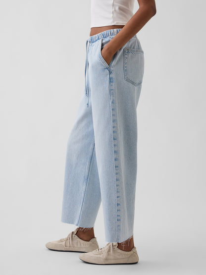 Açık Mavi Low Rise Easy '90s Jean Pantolon