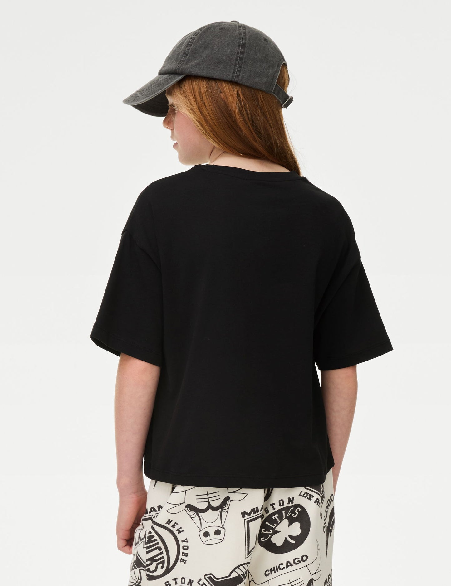 Saf Pamuklu Nba La Lakers T-shirt (6-16 Yaş)