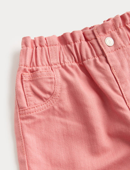 Pamuklu Paperbag Jeans