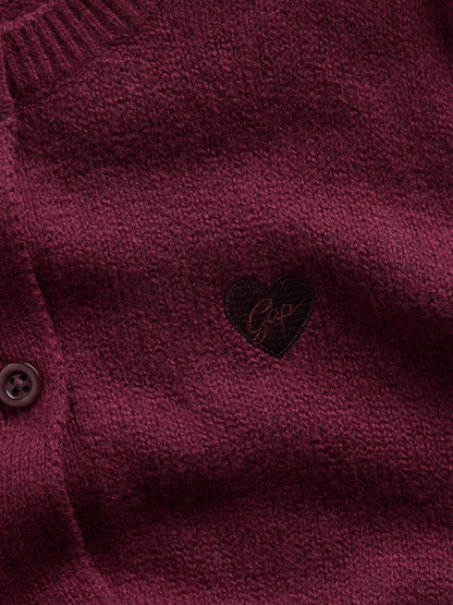 Bordo Cashsoft Relaxed Hırka