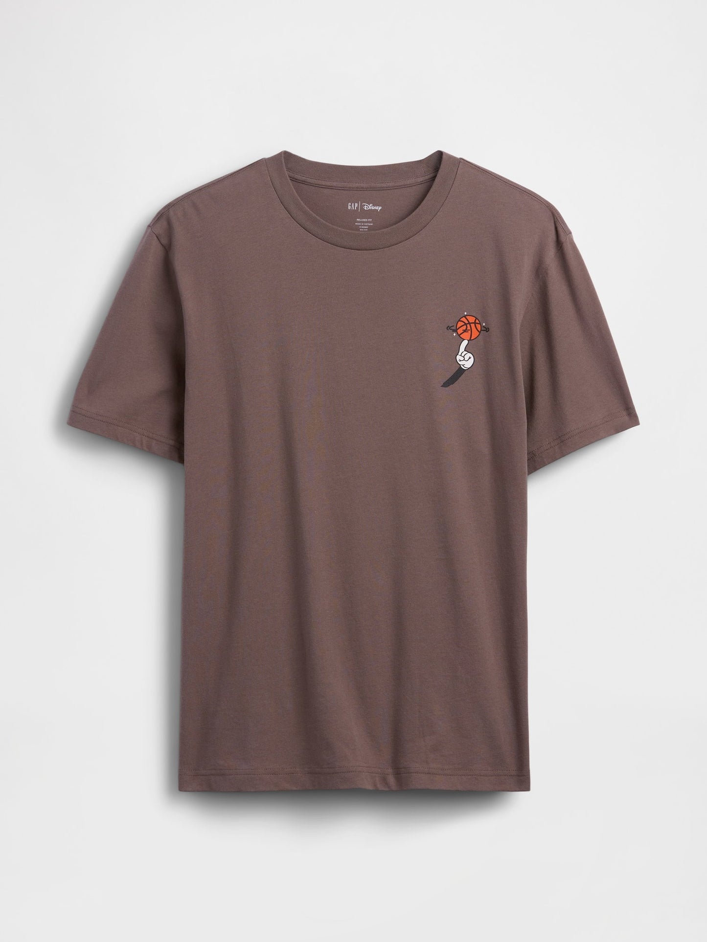 Kahverengi Disney Everyday Soft Relaxed Grafik Baskılı T-shirt
