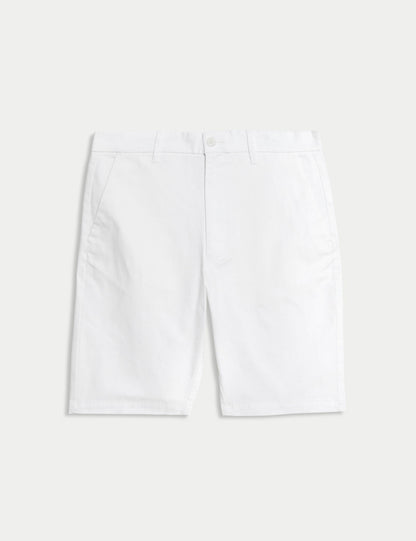 Regular Fit Streç Chino Şort