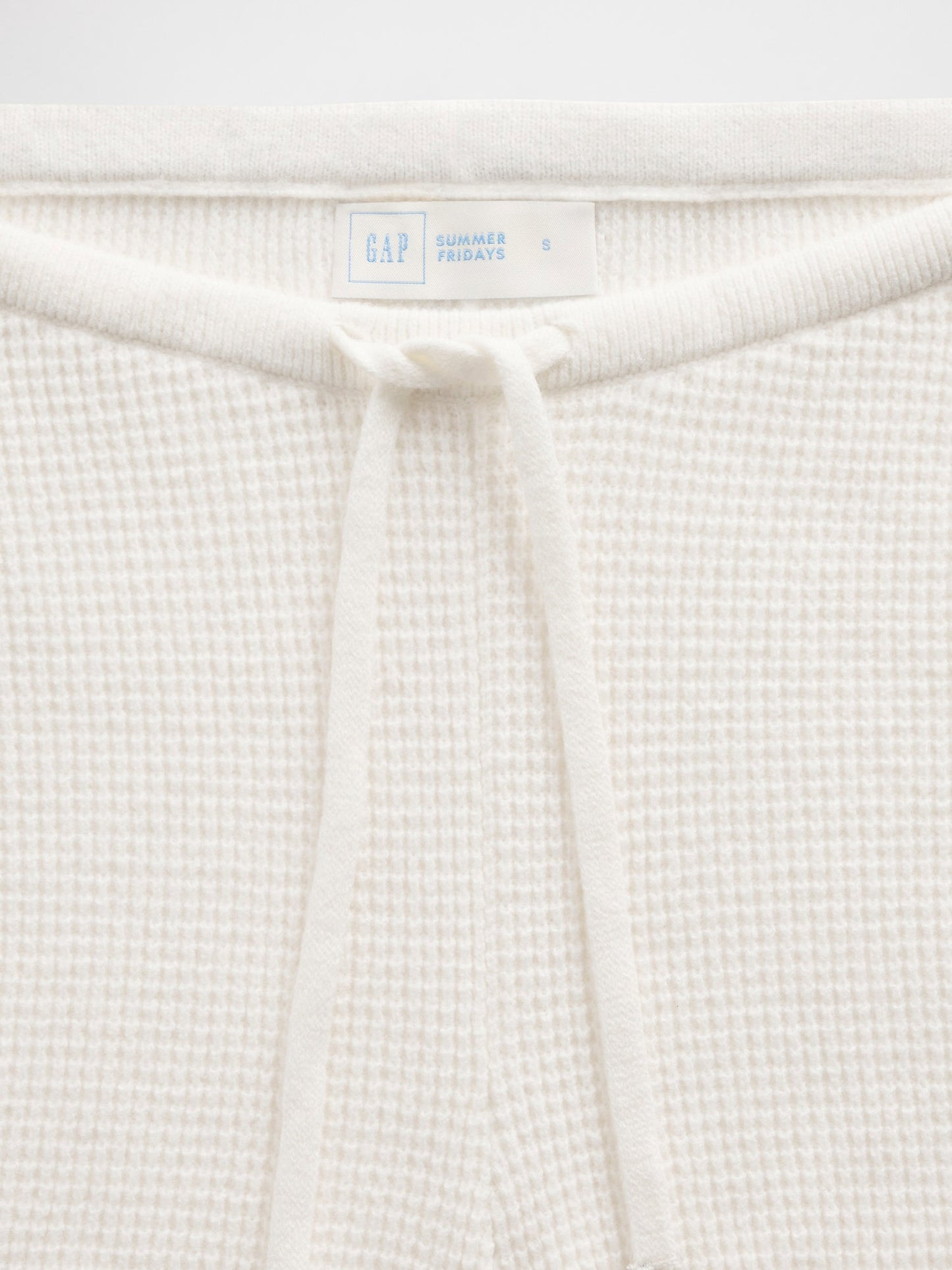 Kırık Beyaz Gap × Summer Fridays Cashsoft Waffle Boot Eşofman Altı