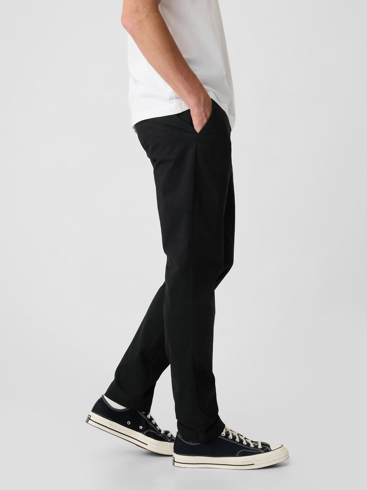 Siyah Gapflex Slim Khaki Pantolon