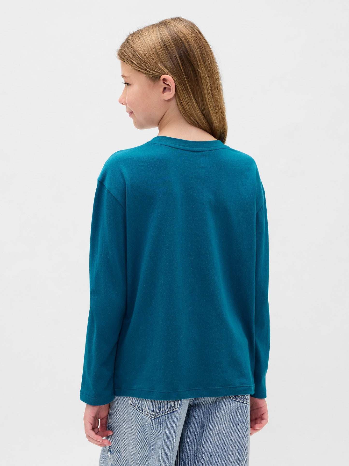 Koyu Mavi Relaxed Grafik T-shirt